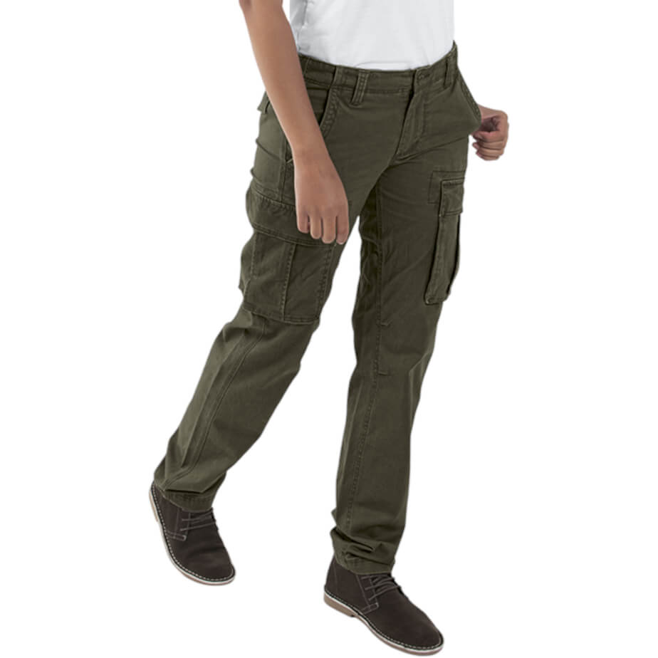 Ladies Heritage Slim Fit Cargo Trousers image